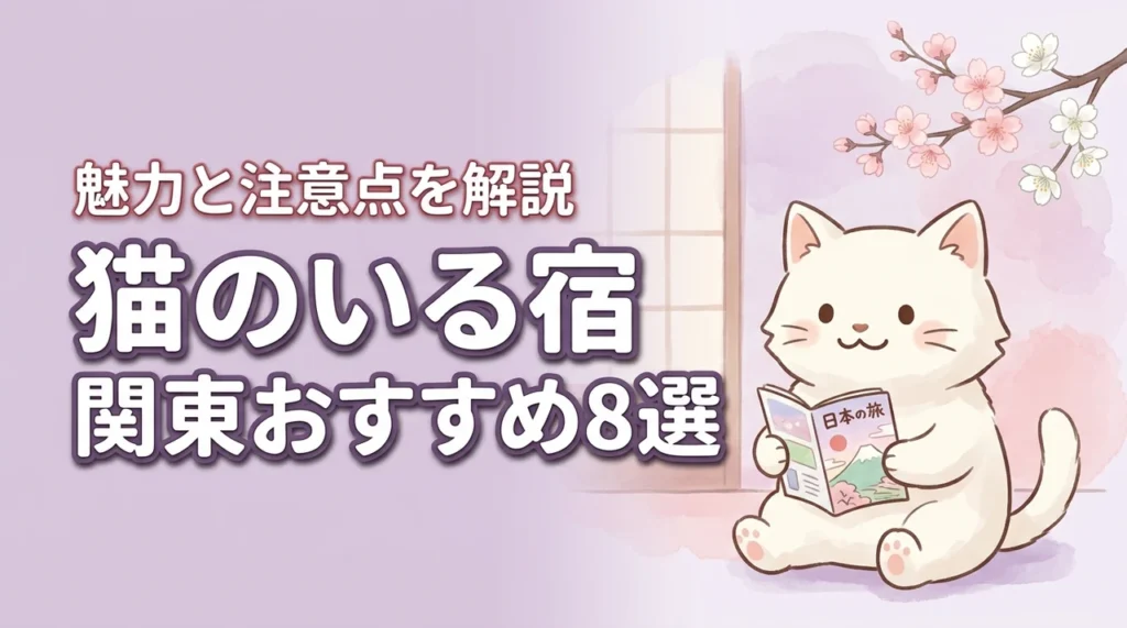 猫のいる宿を関東で探すならここ！おすすめ8選と宿泊のメリット・デメリット